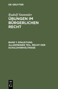 Hardcover Einleitung. Allgemeiner Teil. Recht Der Schuldverhältnisse [German] Book