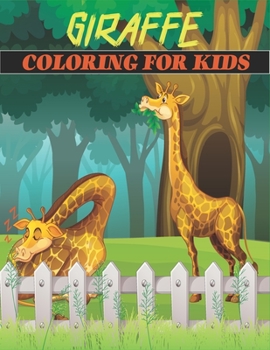 Paperback Giraffe Coloring Book For Kids: cool Giraffe Designs Book