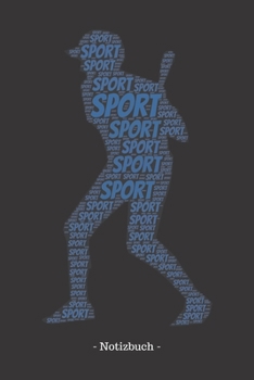 Sport: Notizblock | Notizbuch | DIN A5, 120 Seiten | Gepunket, dotted, punktkariert, dot grid | Notizen, Termine, Planer, Tagebuch, Organisation | Wortwolke Geschenk (German Edition)