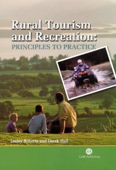Paperback Rural Tourism and Recreation: Principles to Practice Book