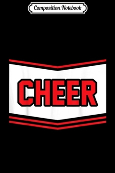 Composition Notebook: Cheerleader Halloween Costume Cheerleading Kids Gift  Journal/Notebook Blank Lined Ruled 6x9 100 Pages