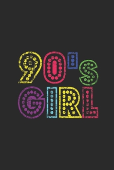90's Girl: Graph Paper Notebook (6" x 9" - 120 pages) ~ Awesome 90er Themed Notebook for Daily Journal, Diary, and Gift