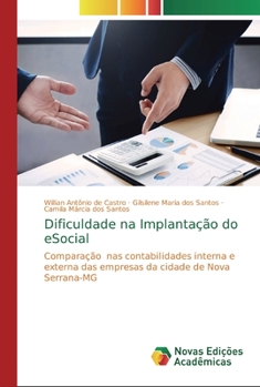Paperback Dificuldade na Implantação do eSocial [Portuguese] Book