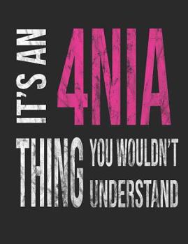 Paperback It's a 4nia Thing You Wouldn't Understand: Kpop 7.44 X 9.69 100 Pages 50 Sheets Composition Notebook College Ruled Book