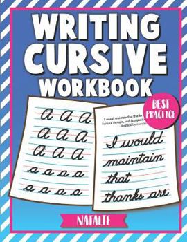 Paperback Writing Cursive Workbook: Cursive Handwriting Practice Book for Teens Book