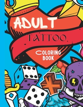 Paperback Adult tattoo coloring book