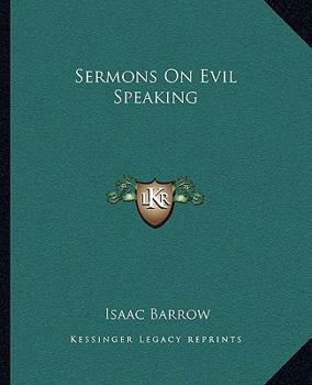 Paperback Sermons On Evil Speaking Book