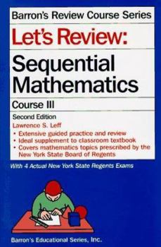 Paperback Let's Review: Sequential Mathematics III Book