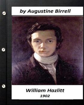 Paperback William Hazlitt (1902) by Augustine Birrell Book