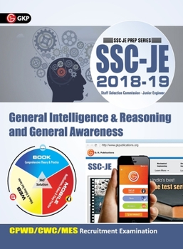Paperback SSC JE (CPWD/CWC/MES) General Intelligence & Reasoning and General Awareness for Junior Engineers Recruitment Examination 2018-19 Book