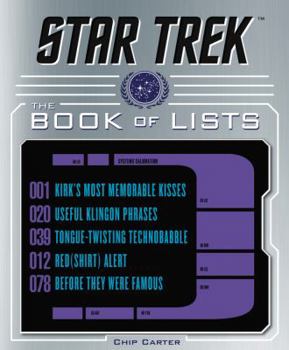 Hardcover Star Trek: The Book of Lists Book