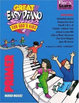 Paperback Great Easy Piano Songs for God's Kids - Primer Book
