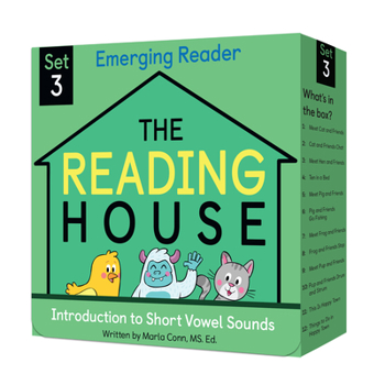 Paperback The Reading House Set 3: Introduction to Short Vowel Sounds Book
