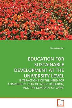 Paperback Education for Sustainable Development at the University Level Book