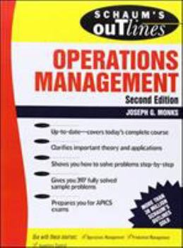 Paperback Schaum's Outline of Operations Management Book