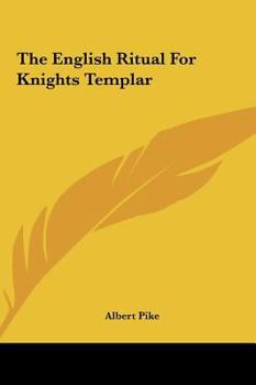 Hardcover The English Ritual For Knights Templar Book