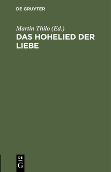 Hardcover Das Hohelied Der Liebe [German] Book