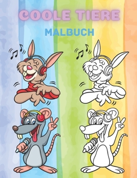 Paperback Coole Tiere - Malbuch [German] Book