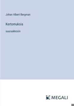Paperback Kertomuksia: suuraakkosin [Finnish] Book
