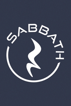 Paperback Sabbath Rest Journal: Lined Notebook, 120 Pages, 6 x 9, Soft Cover, Matte Finish, Music Theme, Navy Color Book