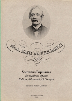 Paperback M. A. Zani de Ferranti: Souvenirs Populaires Book