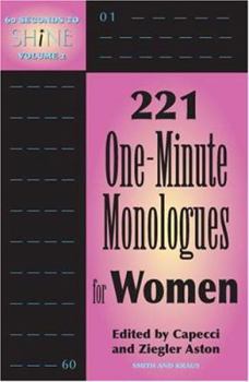 Paperback 221 One-Minute Monologues for Women Book
