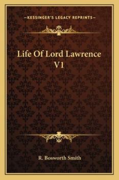 Paperback Life Of Lord Lawrence V1 Book