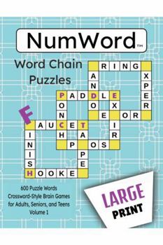 Paperback NumWord Word Chain Puzzles (Volume 1) Book
