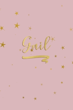 Gail: Personalized Journal to Write In | Rose Gold Line Journal