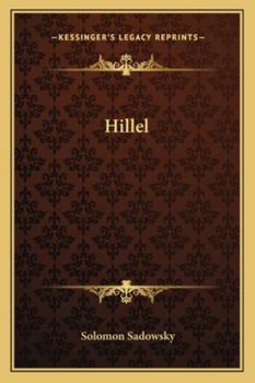 Paperback Hillel Book