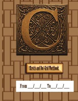 Paperback C: Men's-Style Undated Sketchbook and Dot Grid Logbook Book