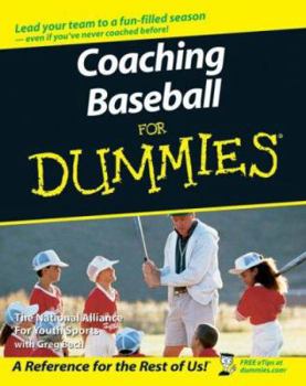 Paperback Coaching Baseball for Dummies Book