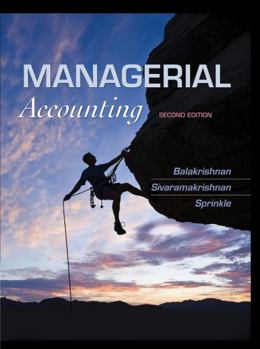 Hardcover Managerial Accounting Book