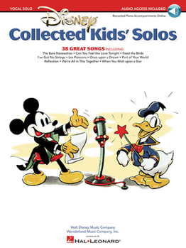 Paperback Disney Collected Kids' Solos - Book/Online Audio Book
