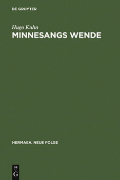 Hardcover Minnesangs Wende [German] Book