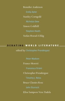 Paperback Debating World Literature Book