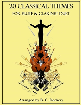 Paperback 20 Classical Themes for Flute and Clarinet Duet Book