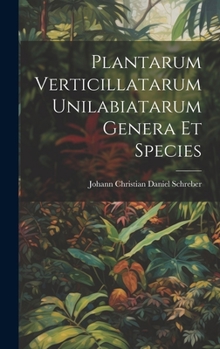 Hardcover Plantarum Verticillatarum Unilabiatarum Genera Et Species Book