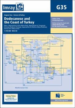 Paperback Imray Chart G35: Dodecanese and the Coast of Turkey Book