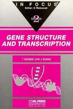 Paperback Gene Structure and Transcription Book