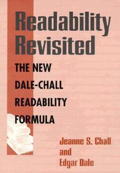 Paperback Readability Revisted: The New Dale-Chall Readability Formula Book