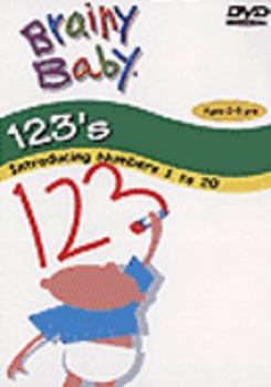 DVD Brainy Baby 123s DVD Numbers 1 to 20 Classic Edition Book