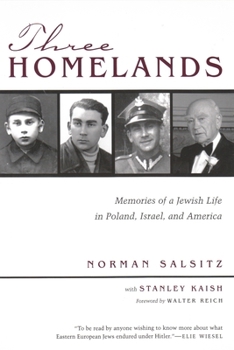 Hardcover Three Homelands: Memories of a Jewish Life in Poland, Israel, and America Book