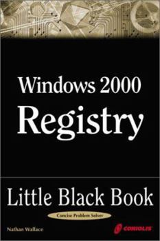 Paperback Windows 2000 Registry Little Black Book