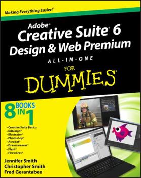 Paperback Adobe Creative Suite 6 Design and Web Premium All-In-One for Dummies Book
