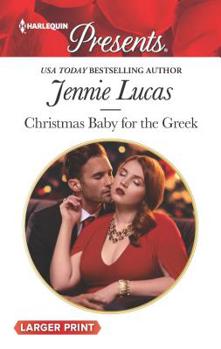 Mass Market Paperback Christmas Baby for the Greek [Large Print] Book