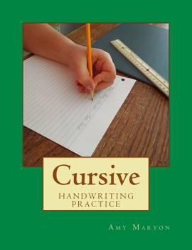 Paperback Cursive handwriting practice Book