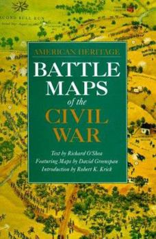 Hardcover American Heritage Battle Maps of the Civil War Book