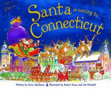 Hardcover Santa Is Coming to Connecticut Book