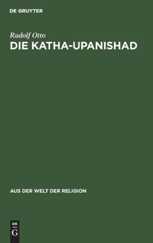 Hardcover Die Katha-Upanishad [German] Book